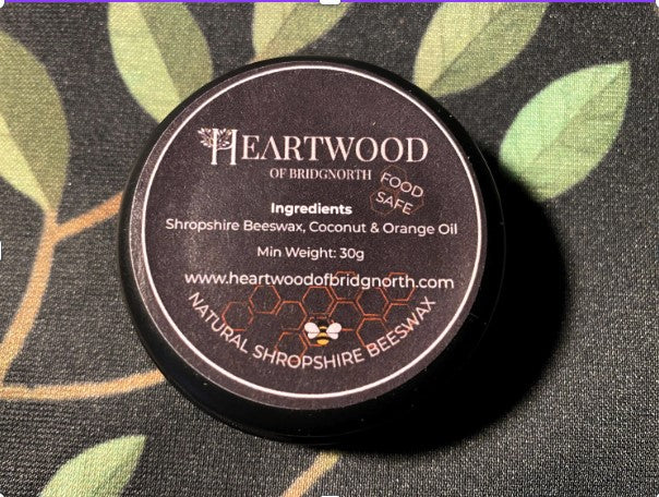Shropshire Beeswax Wood Polish - Food Safe 30g