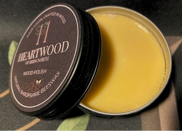 Shropshire Beeswax Wood Polish - Natural 30g