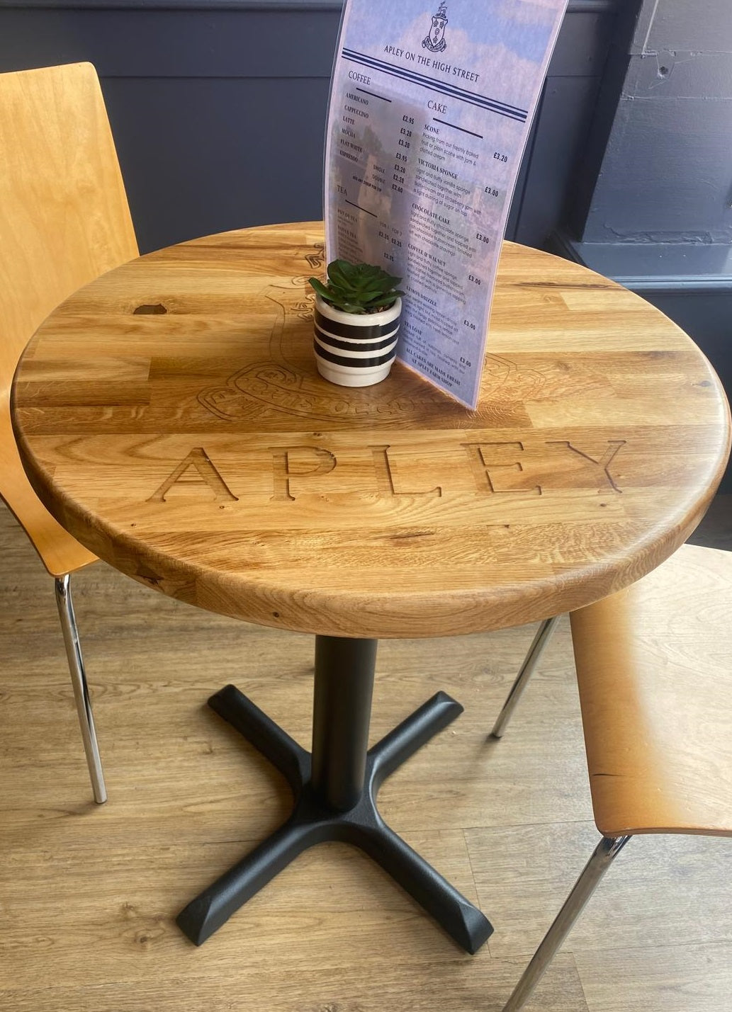 Bespoke Engraved Resin Table Tops