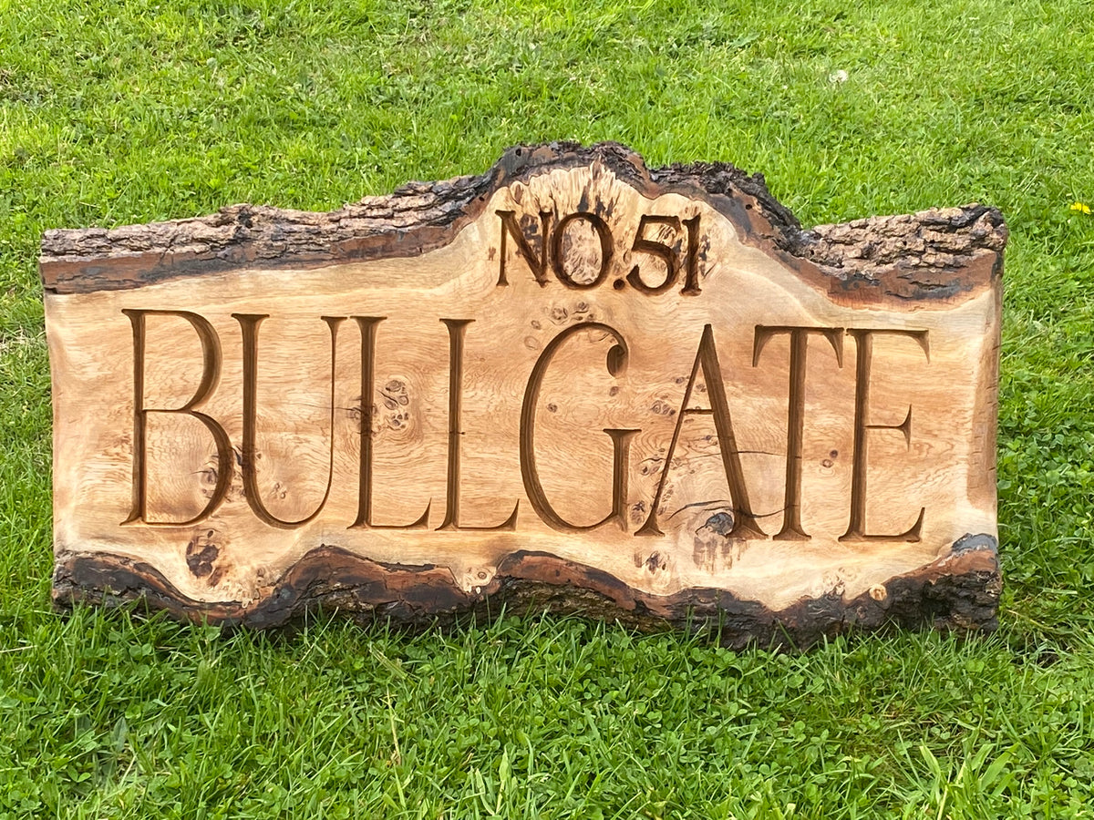 Handcrafted Timber House Signs