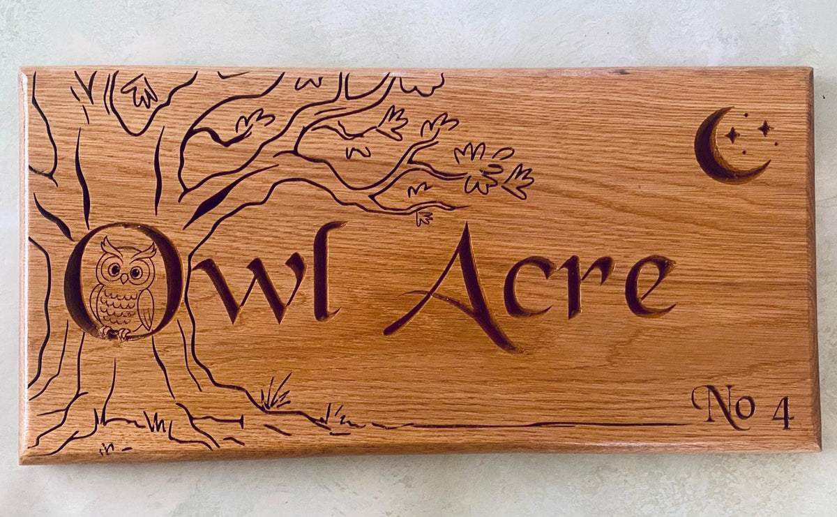 Handcrafted Timber House Signs