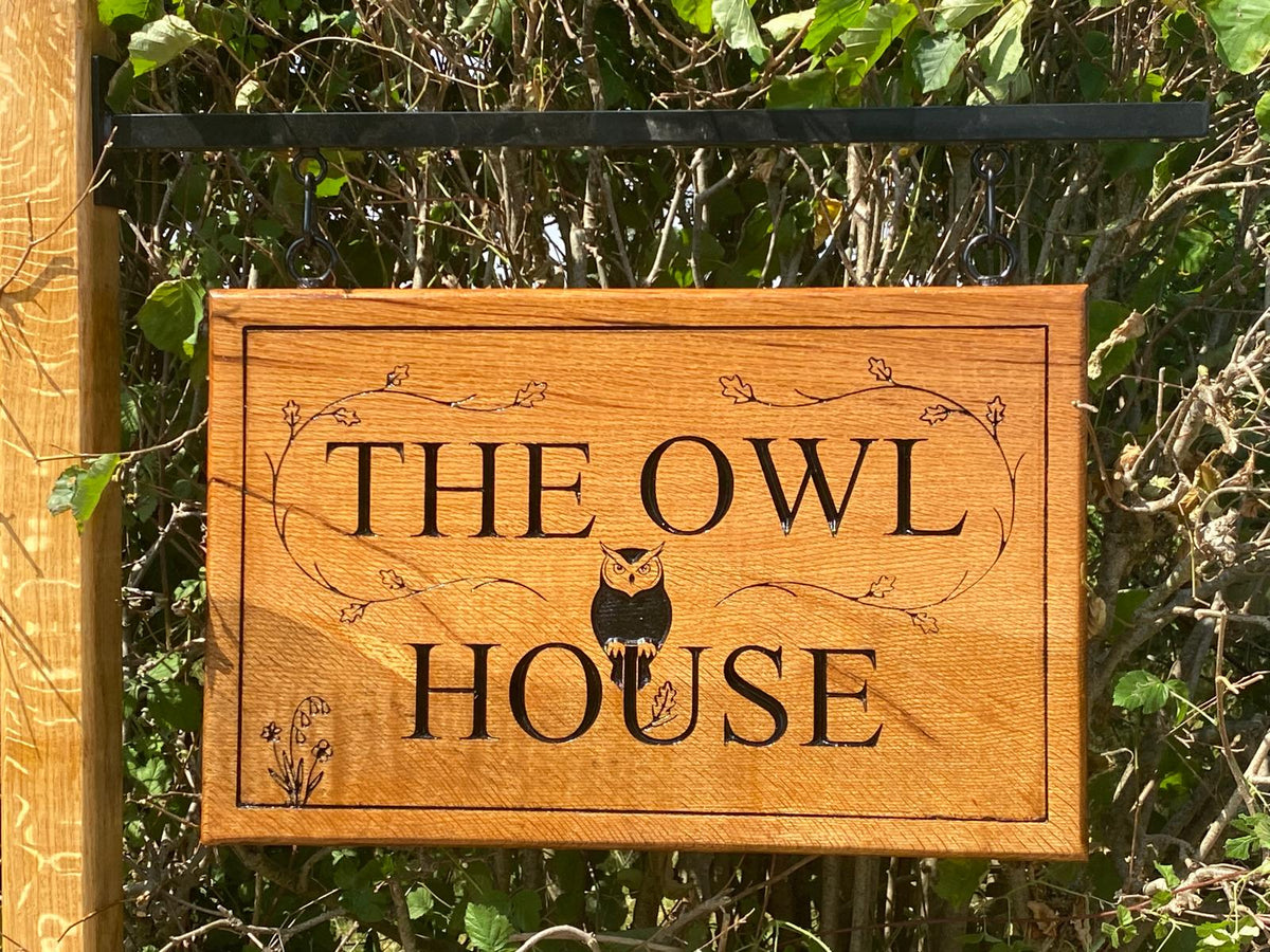 Handcrafted Timber House Signs