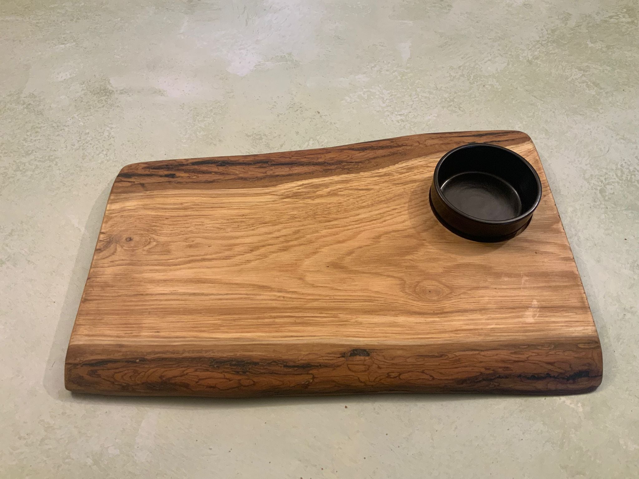Shropshire Chestnut Serving Board with Nibble Bowl