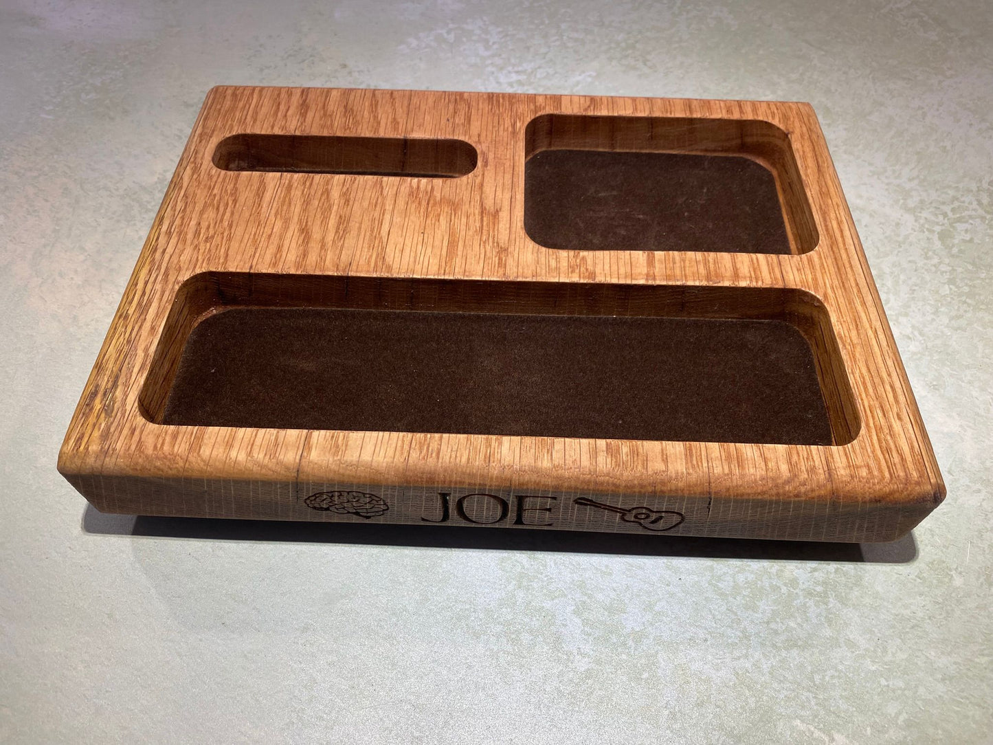 Bespoke Shropshire Wood Desk Organiser