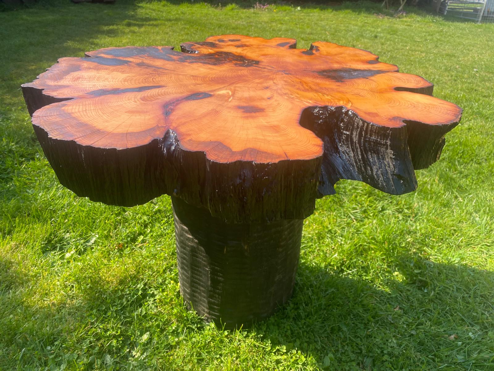 Unique Yew Coffee/Side Table